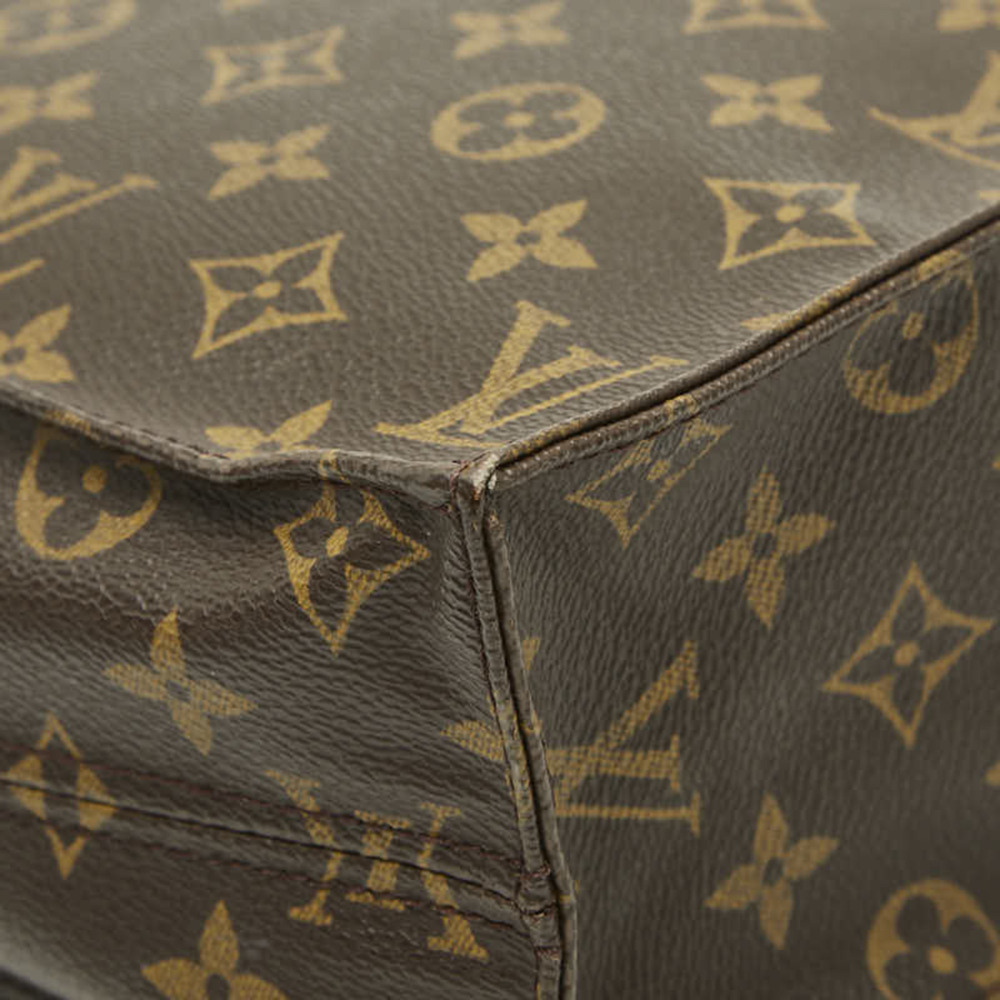 LOUIS VUITTON Brown Monogram Leather Tote Bag - Picture 4 of 11